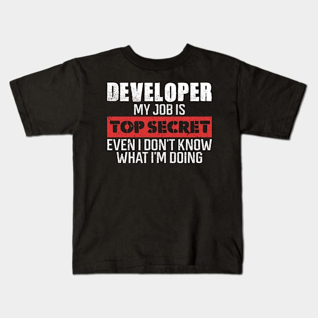 Developer gifts Kids T-Shirt by SerenityByAlex